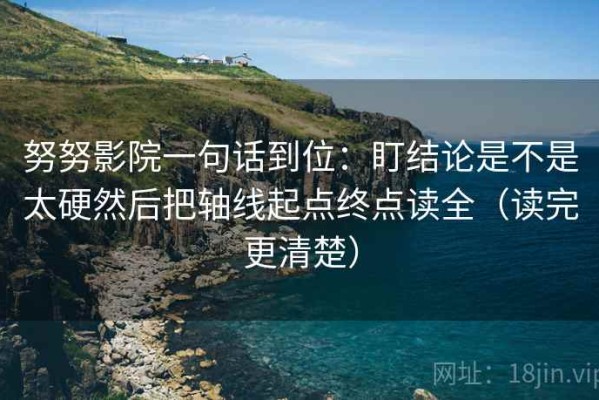 努努影院一句话到位：盯结论是不是太硬然后把轴线起点终点读全（读完更清楚）
